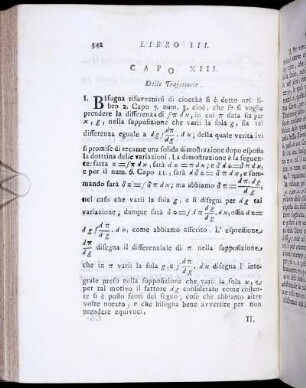 Capo XIII. Delle Trajettorie.