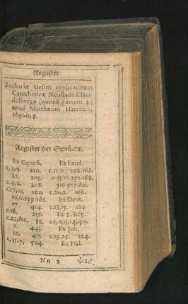 Register der Sprüche.