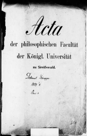 Dekanat Wilhelm Schuppe