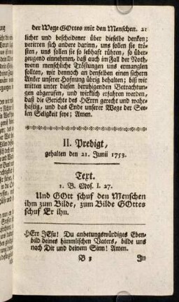 21-45, II. Predigt