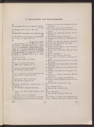 IV. Biographien und Biographisches