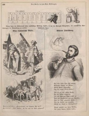 "Die Reise in das Bad Kissingen" "Eine italienische Reise" "Bittere Täuschung"