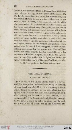 The dwarf stone