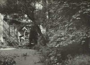 Leipzig. Portitzer Mühle an der Parthe