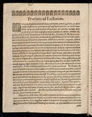 2v-3v, Praefatio ad Lectorem