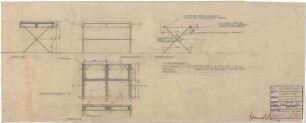Schneider - Esleben, Paul; Düsseldorf, Berger Allee 25; Mannesmann-Hochhaus, Konzernzentrale der Mannesmann AG, Erweiterung - Schreibtisch (Schnitt; Ansicht)