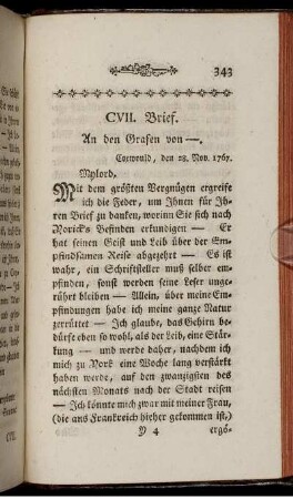 CVII. Brief. - CXIII. Brief.