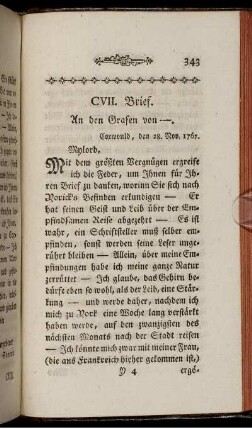 CVII. Brief. - CXIII. Brief.
