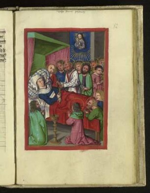 Miniatur: Sterben und Himmelfahrt Mariens