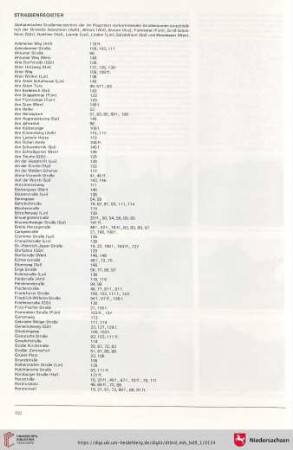 Strassenregister