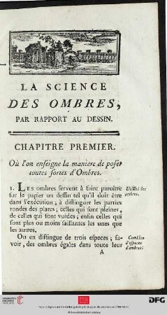 Chapitre premier