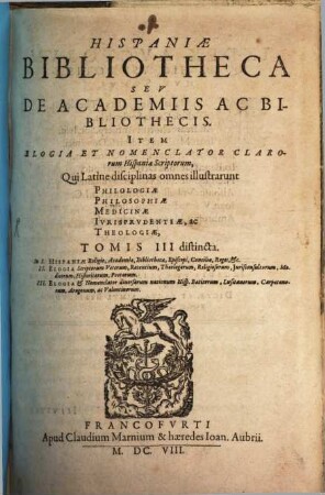 Hispaniae Bibliotheca