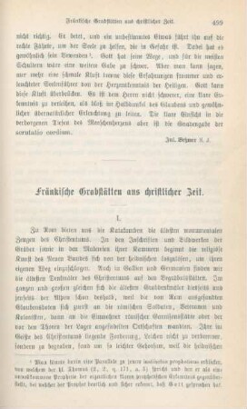 499-517 Fränkische Grabstätten aus christlicher Zeit