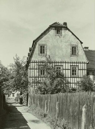 Rochlitz, Zwingergasse. Blick von der Gärtnerstraße