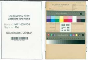 Entnazifizierung Christian Kennerknecht , geb. 14.08.1899 (Krim.Beamter)