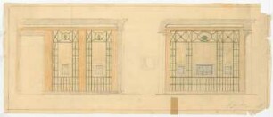 Landhaus Dr. Kunheim (später: Villa Salinger), Berlin-Wannsee: Wandabwicklung