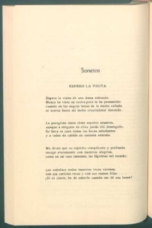 Sonetos : Espero la vista [y] Flor de los tristes