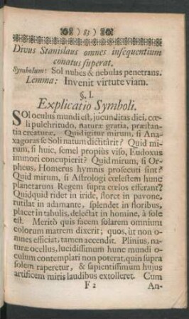 Divus Stanislaus omnes insequentium conatus superat