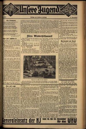 Zweite Ausgabe vom Mittwoch, den 27. November 1935.