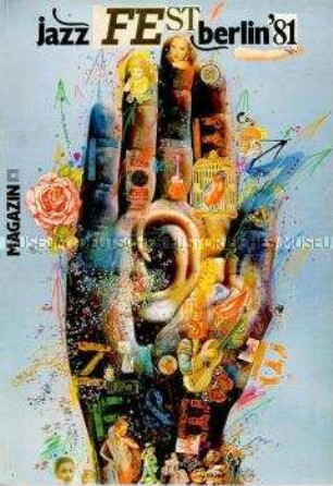Programmheft zum Jazzfestival in Berlin (West) 1981