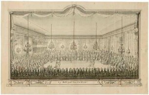 Zeremonienball im Strattmannschen Palais 1719 in Wien