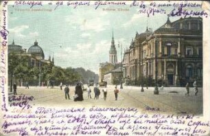 Leipzig : Gewerbe-Ausstellung; Reform. Kirche; Börse