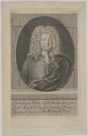 Bildnis des Christoph Henr. de Berger