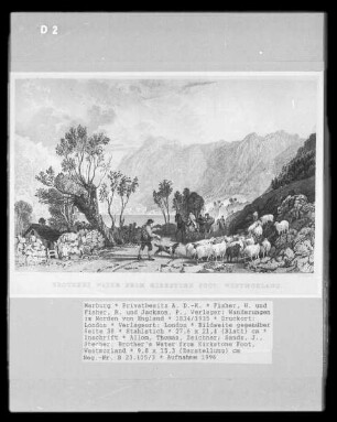Wanderungen im Norden von England, Band 2 — Bildseite gegenüber Seite 38 — Brother's Water from Kirkstone Foot, Westmorland