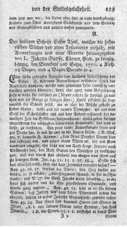 Die heilige Schrift. T.1.