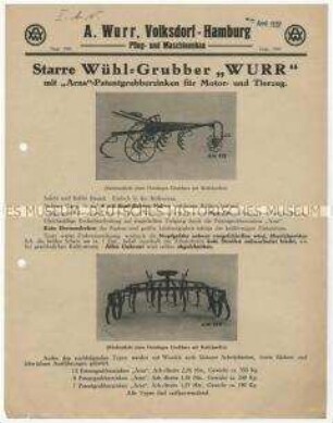 Grubber für die Bodenbearbeitung