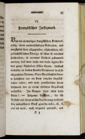 VI. Französischer Justizmord.
