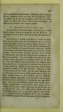 79. Heinrich der Vierte 1589 - 1610