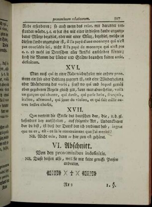 VI. Abschnitt. Von den pronominibus indefinitis.