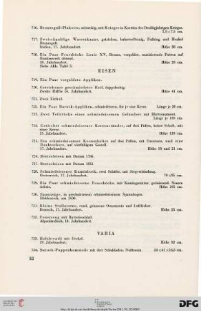 Varia (Nr. 733-857)