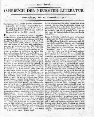 1801-09-24 : 291. Stück