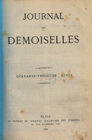 Journal des demoiselles. 43. 1875, Nr. 2 12