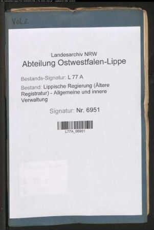 Steuerkredit für die lippische Zuckerfabrik zu Lage