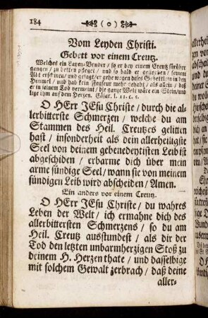 Vom Leyden Christi.