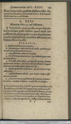 L. XXXI. Uspianus libro 42. ad Sabinum