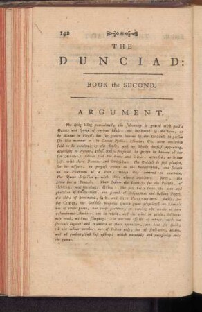 Book the Second, Argument
