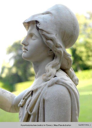 Kopie nach der Athena des Myron : Kopf, Arm und Schild (Ergänzungen)