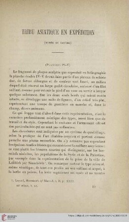 Ser. 3: 15: Tribu asiatique en expédition