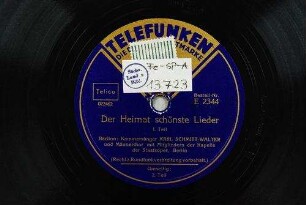 Der Heimat schönste Lieder : 1. Teil