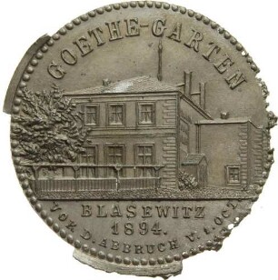 Dresden - Sommersitzungen der Numismatischen Gesellschaft im Goethe-Garten