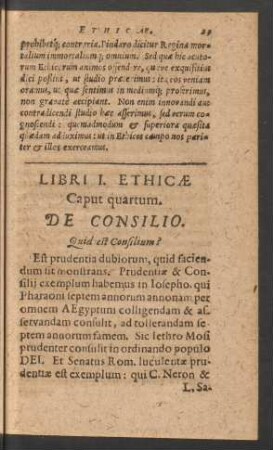 Caput quartum. De Consilio.