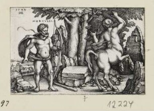 Herkules tötet Nessus, Blatt 9 der Folge "Arbeiten des Herkules"