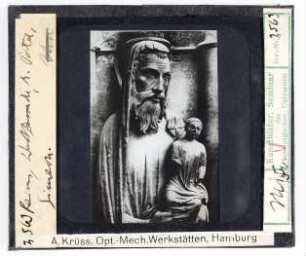 Reims, Kathedrale: Westfassade, Portal, Simeon