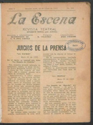 Juicios de la prensa