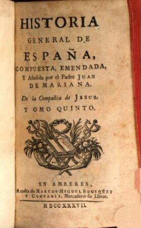 Historia General De España. 5