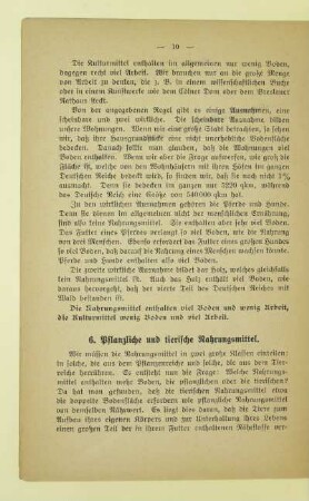 6. Pflanzliche und tierische Nahrungsmittel